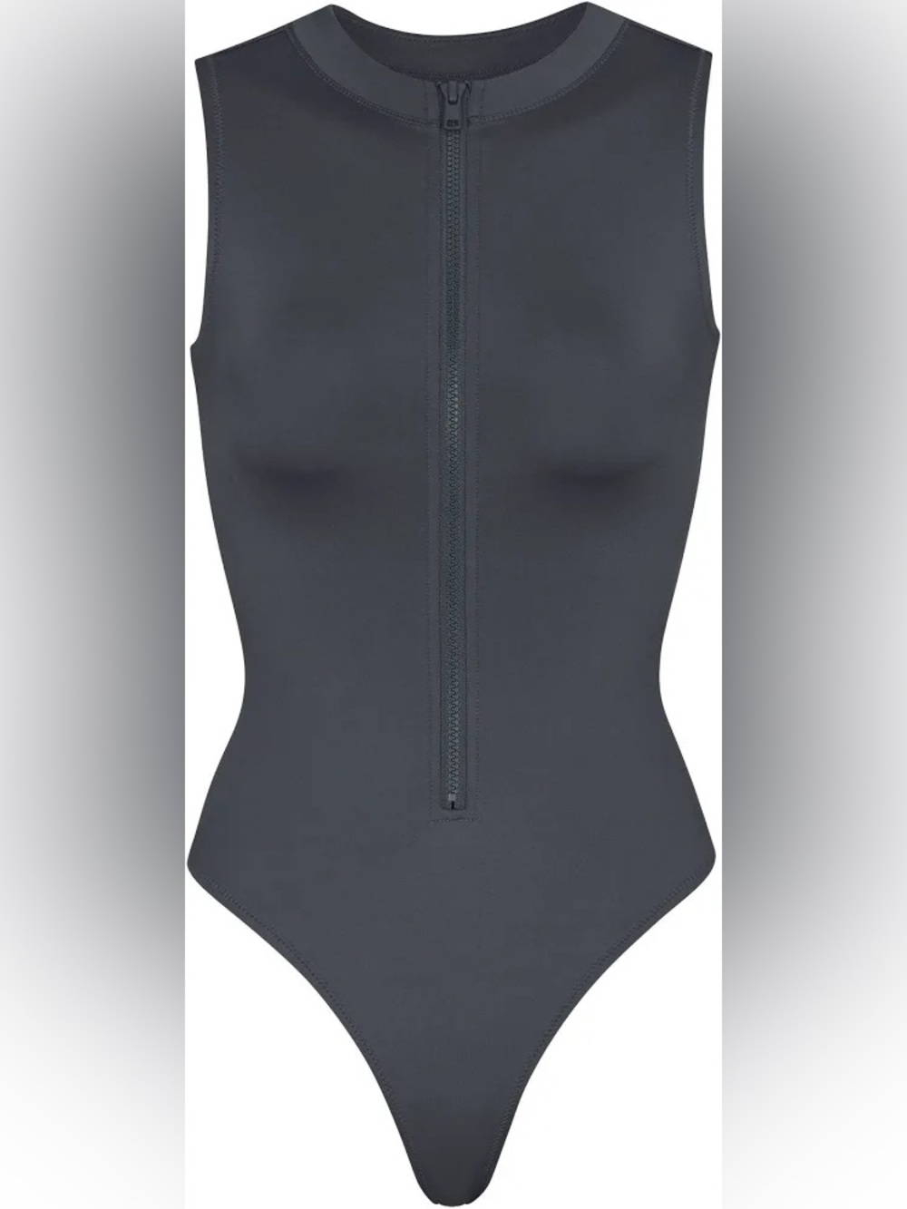 Skims front zip swimsuit